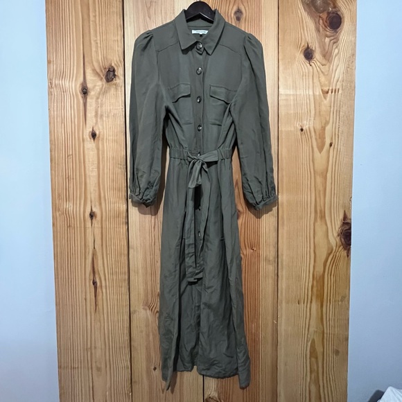 Emerson Fry Olive Midi Dress - Picture 8 of 14